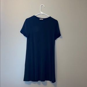 Black t-shirt dress